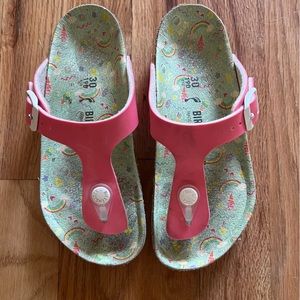 Girls Birkenstock Gizeh Size 12 GUC